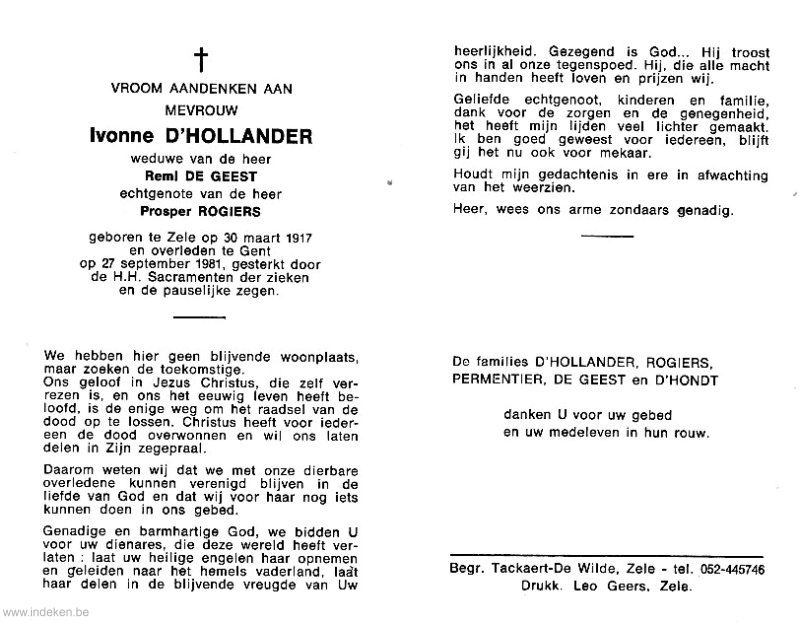 Ivonne d Hollander