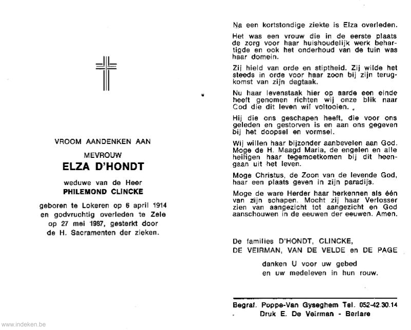 Elza D Hondt