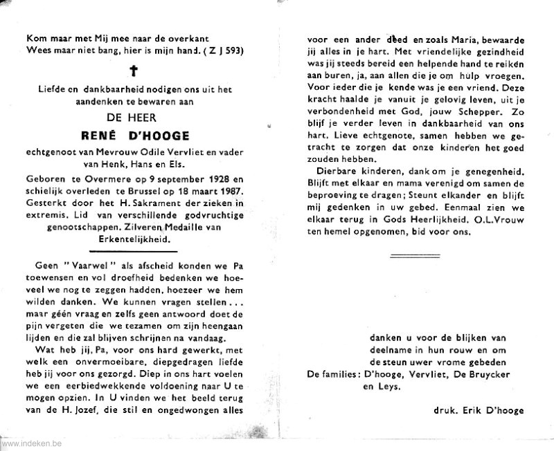 René D hooge