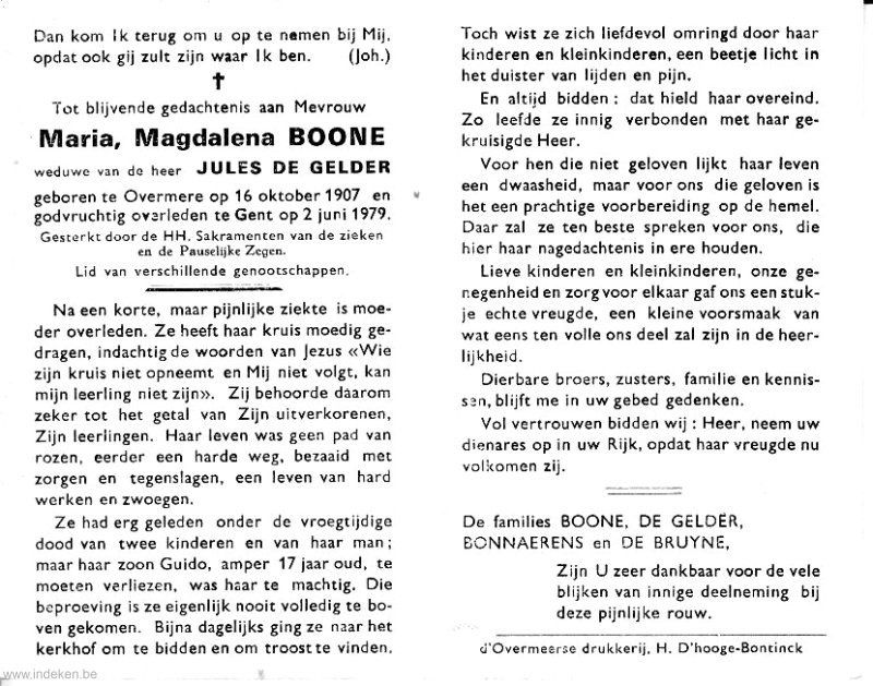 Maria Magdalena Boone
