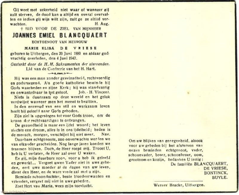 Joannes Emiel Blancquaert