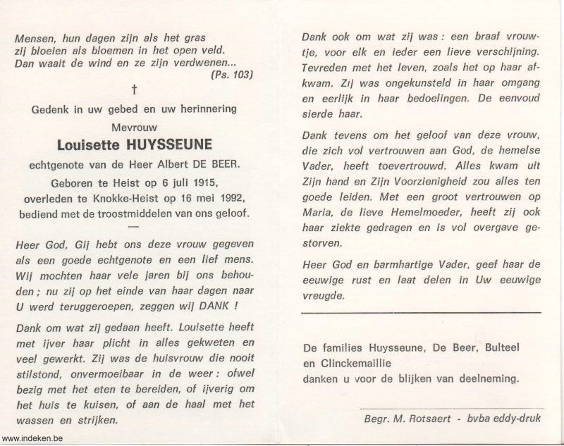 Louisette Huysseune