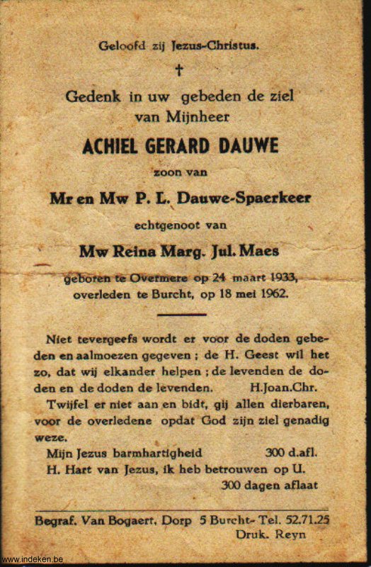 Achiel Gerard Dauwe