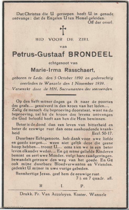Petrus Gustaaf Brondeel