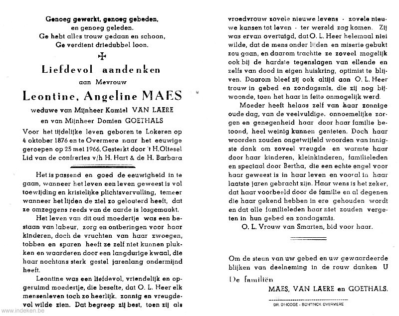 Leontine Angeline Maes