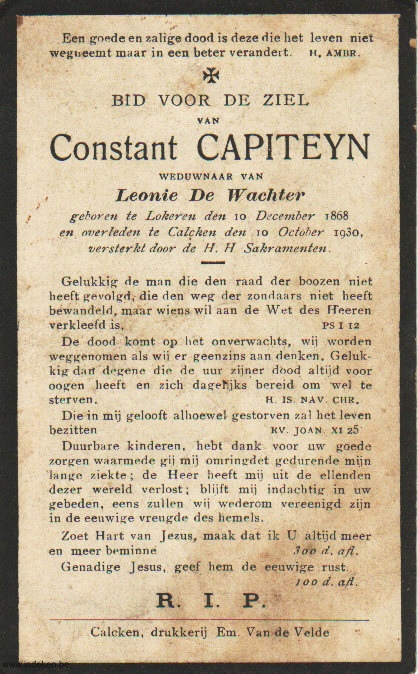 Constant Capiteyn