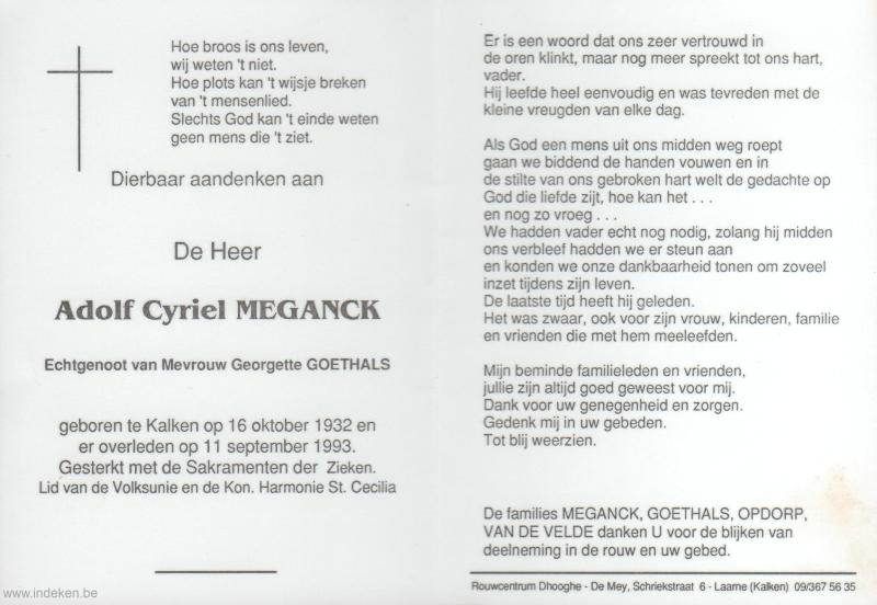 Adolf Cyriel Meganck