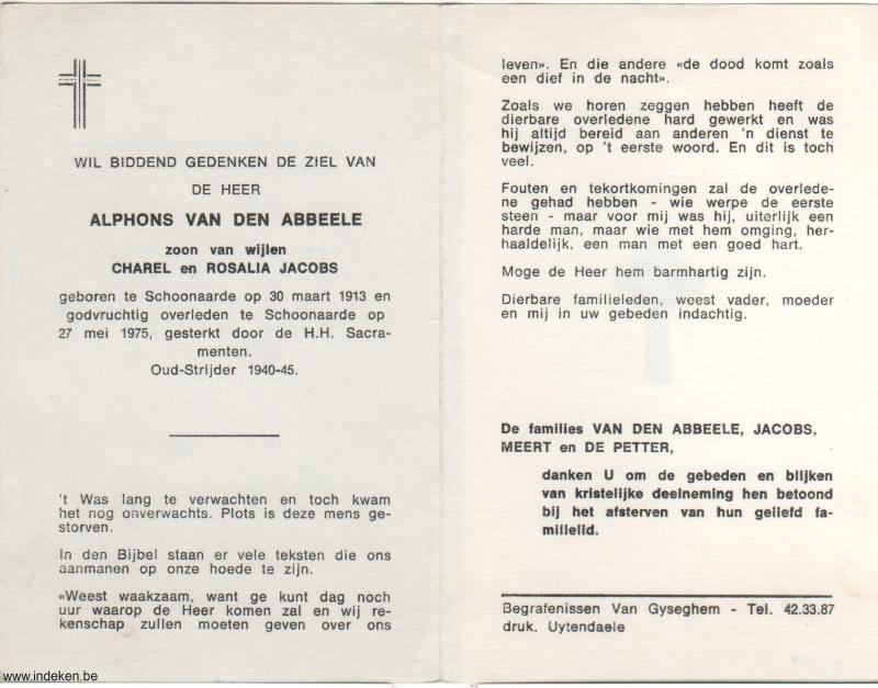 Alphons Van Den Abbeele