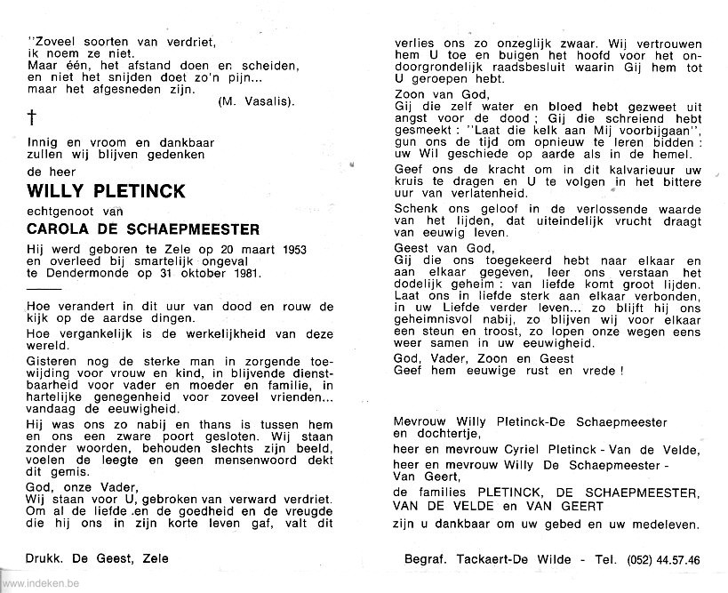 Willy Pletinck