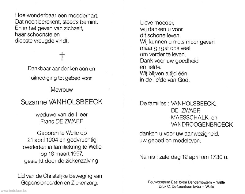 Suzanne Van Holsbeeck