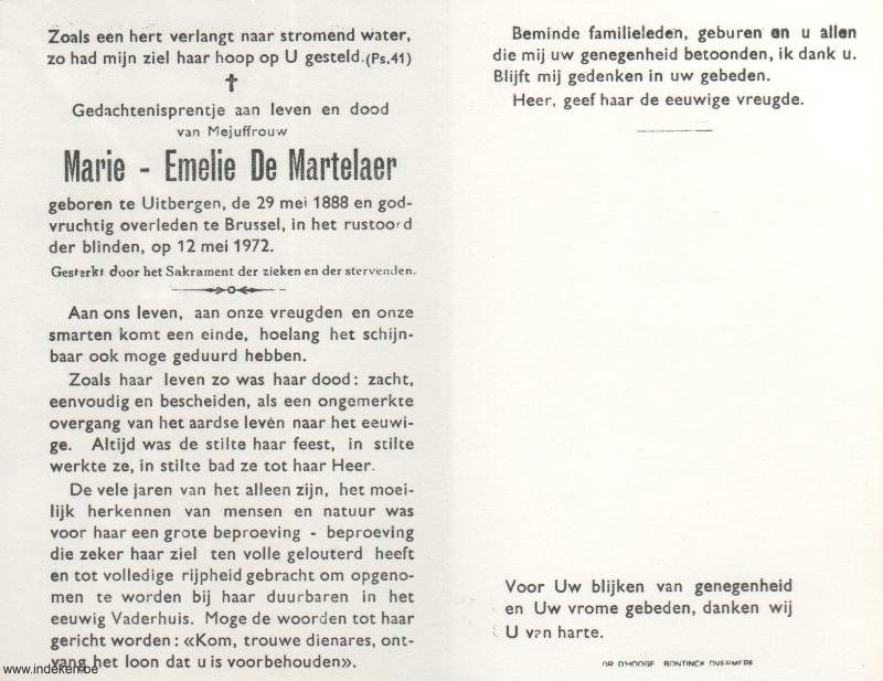 Marie Emelie De Martelaer