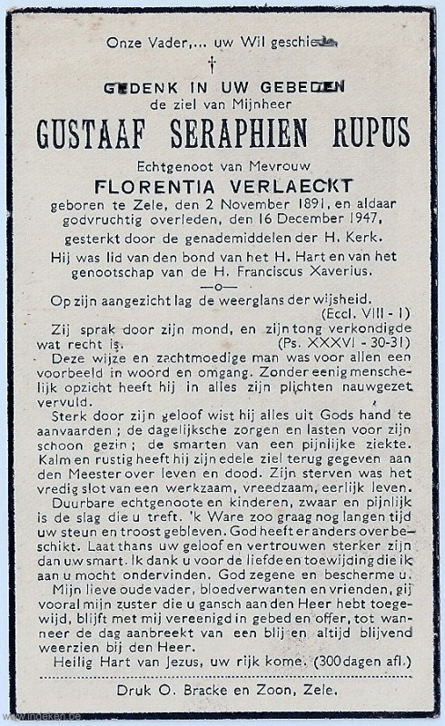 Gustaaf Seraphien Rupus