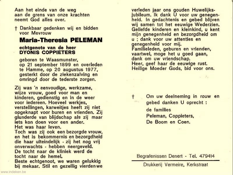 Maria Theresia Peleman