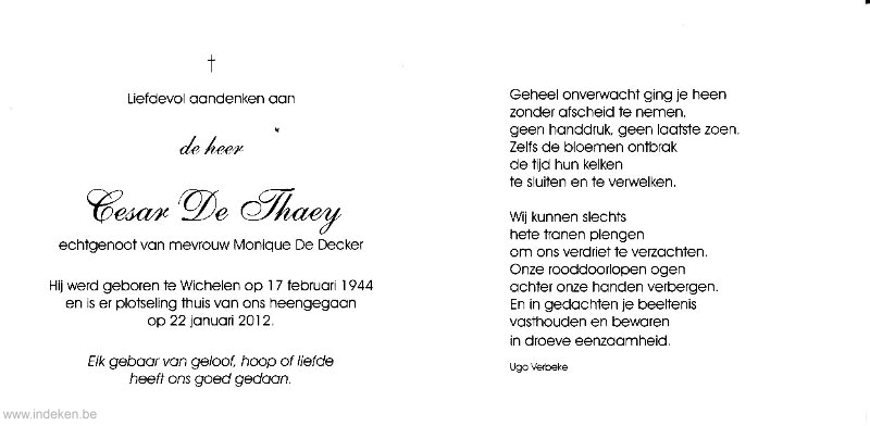 Cesar De Thaey