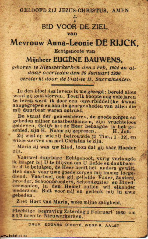 Anna Leonie De Rijck