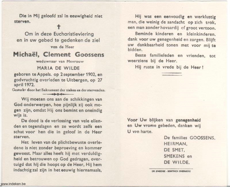 Michaël Clement Goossens