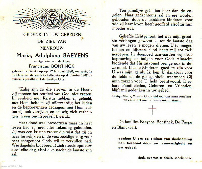 Maria Adolphina Baeyens