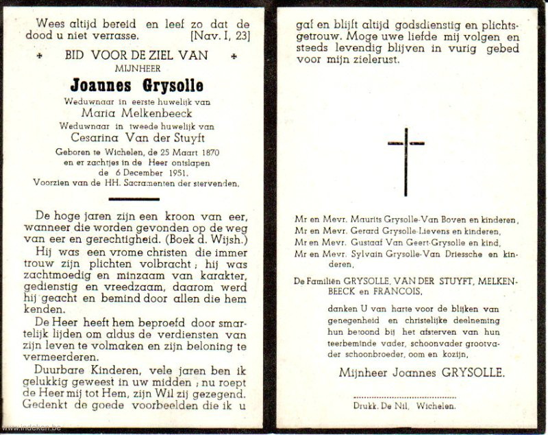 Joannes Grysolle