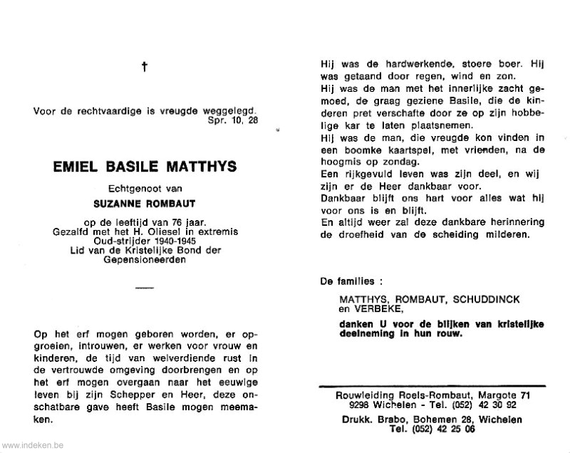 Emiel Basile Matthys