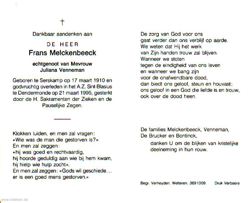 Frans Melckenbeeck