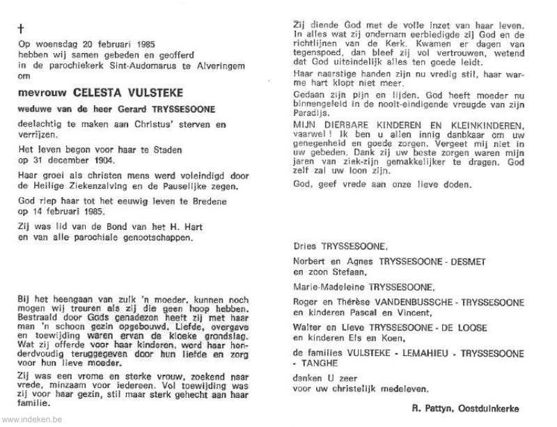 Celesta Vulsteke