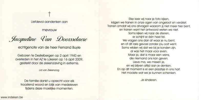 Jacqueline Van Doorsselaere