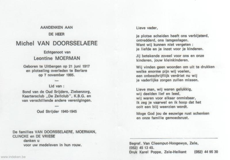 Michel Van Doorsselaere