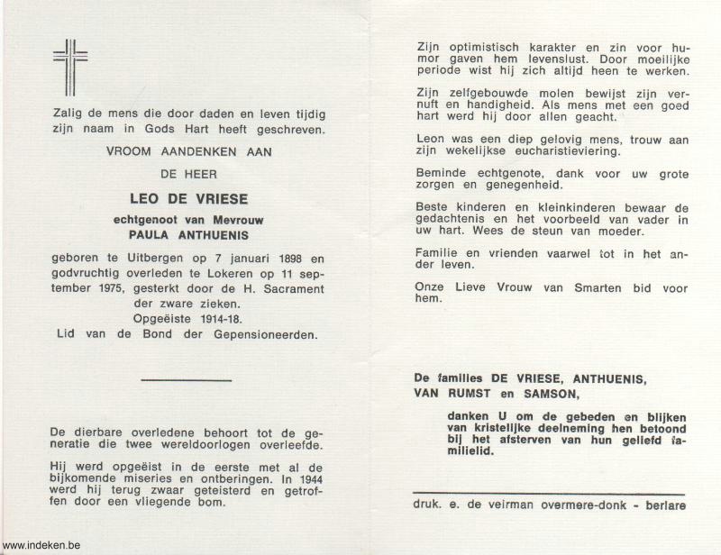 Leo De Vriese