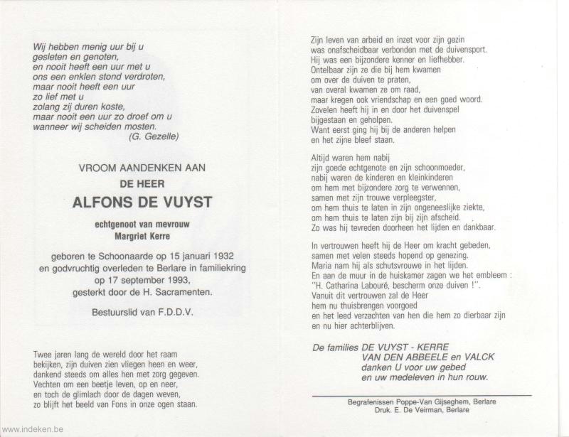 Alfons De Vuyst