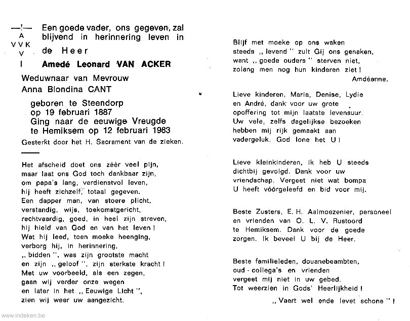 Amedé Leonard Van Acker