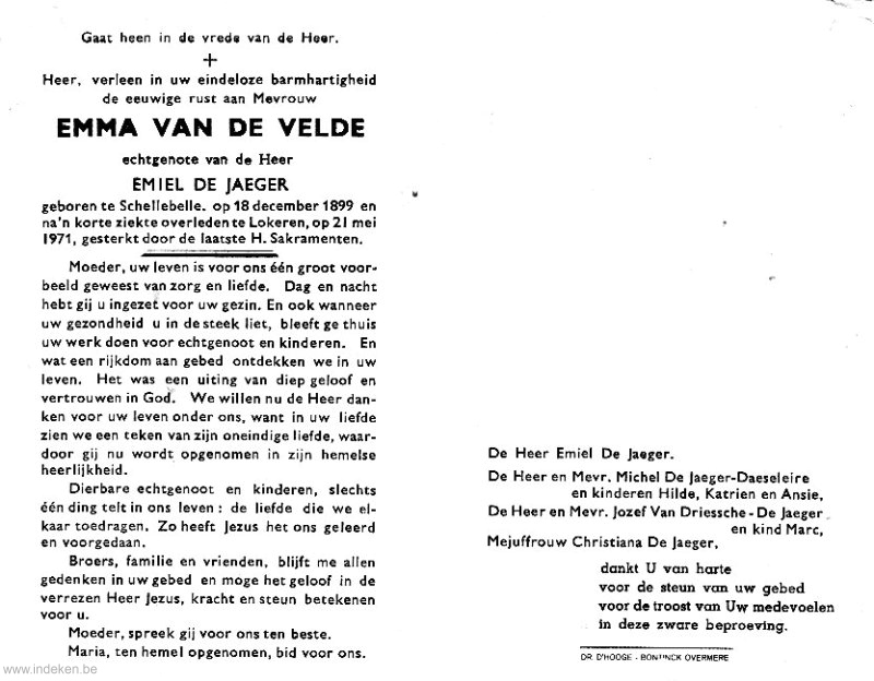 Emma Van De Velde