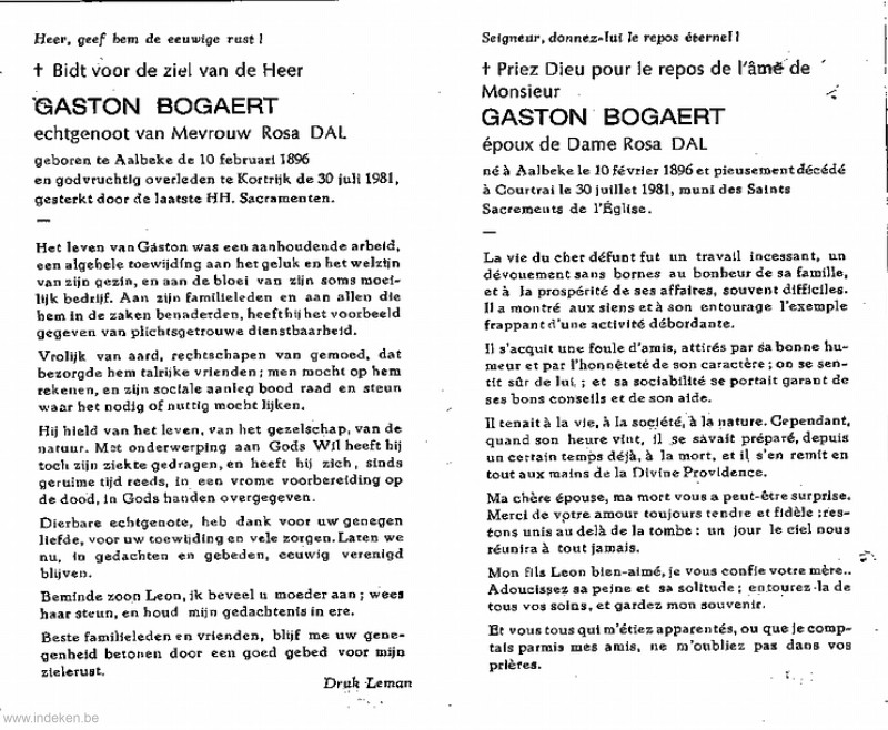 Gaston Bogaert