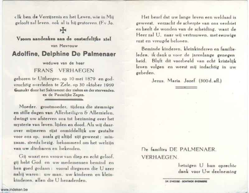 Adolfine Delphine De Palmenaer
