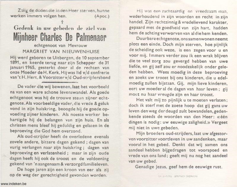 Charles De Palmenaer