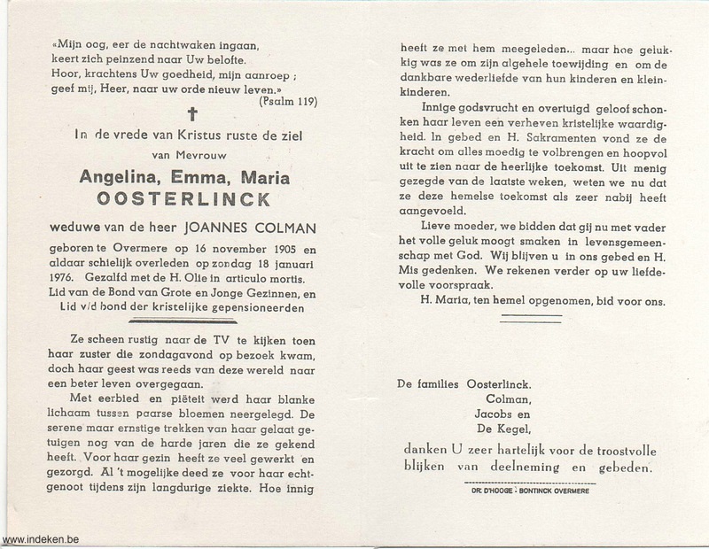 Angelina Emma Maria Oosterlinck