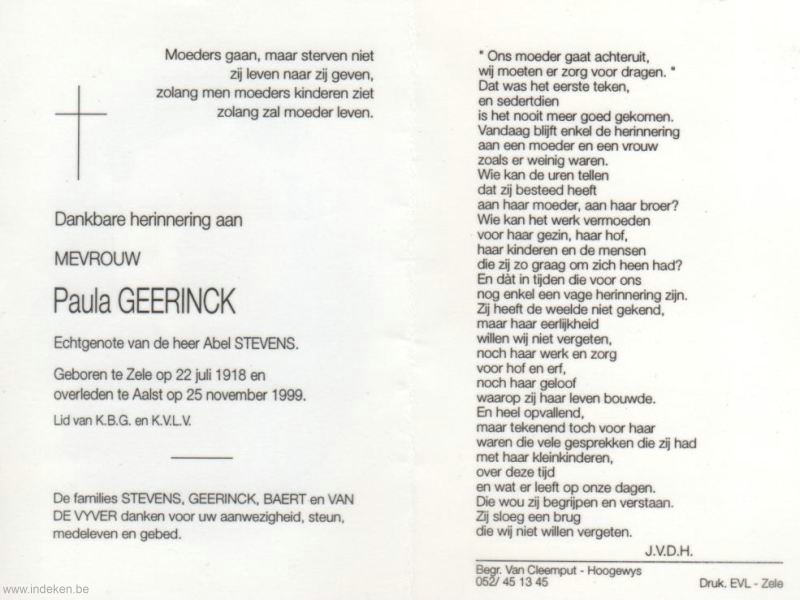 Paula Geerinck
