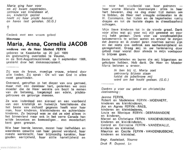 Maria Anna Cornelia Jacob