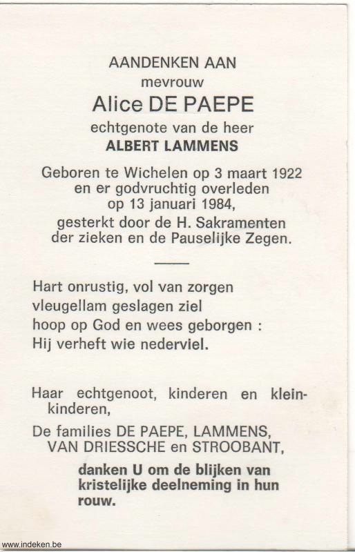 Alice De Paepe