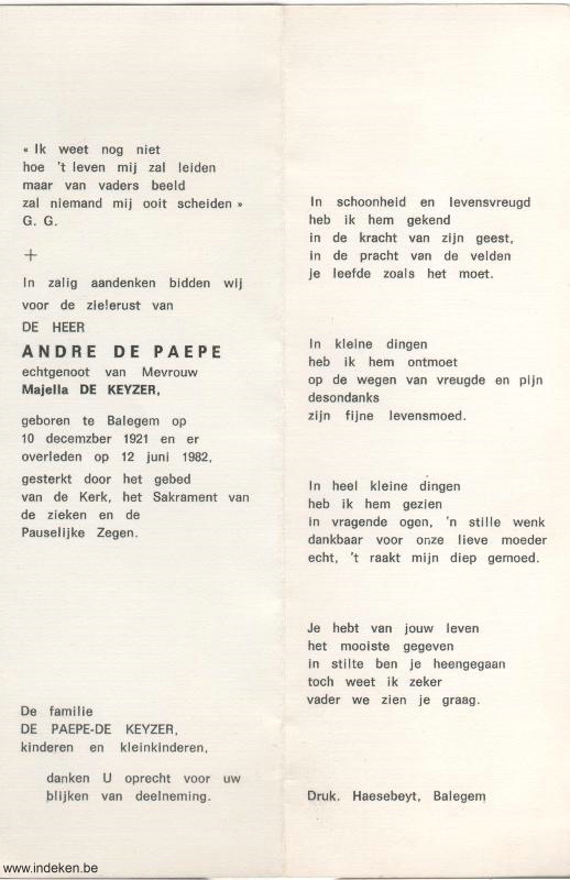 Andre De Paepe
