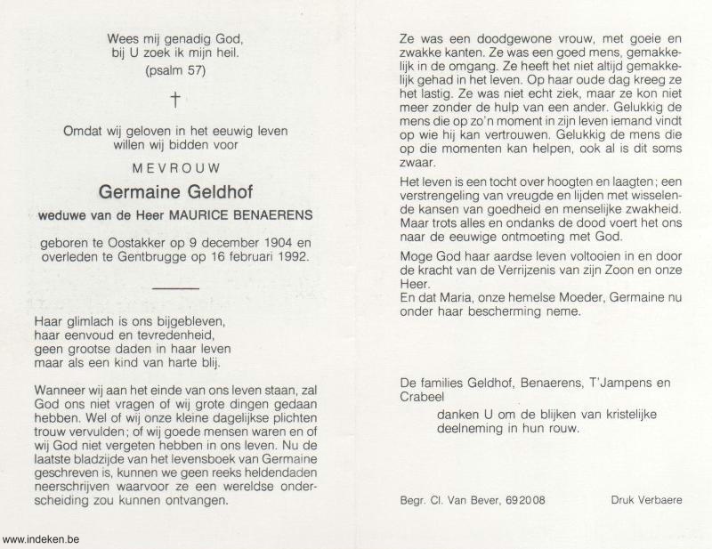 Germaine Geldhof
