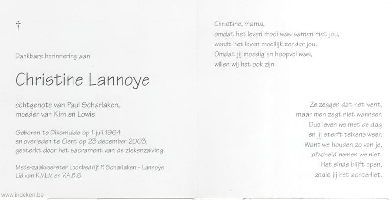 Christine lannoye