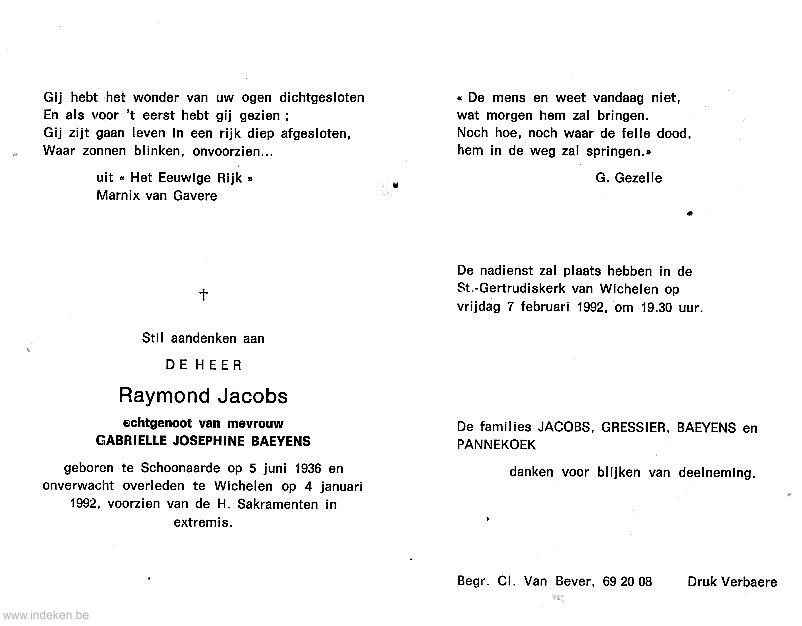Raymond Jacobs