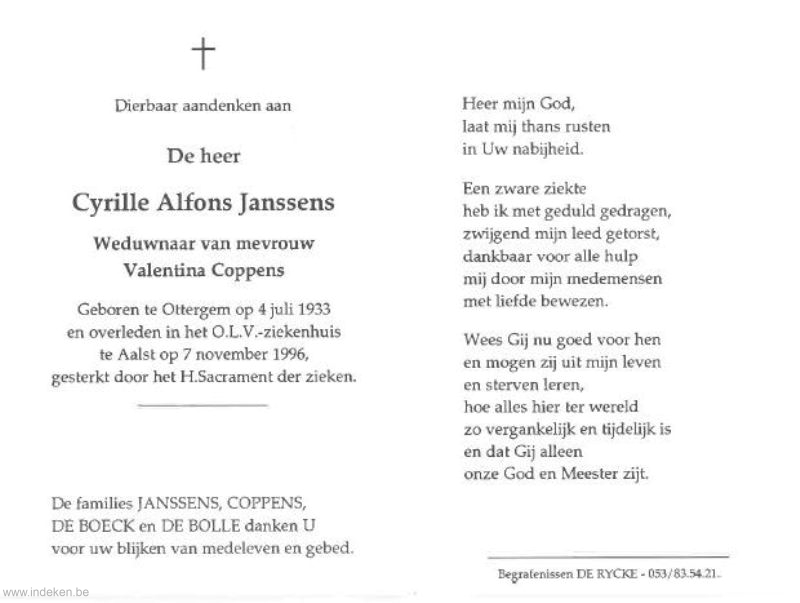 Cyrille Alfons Janssens