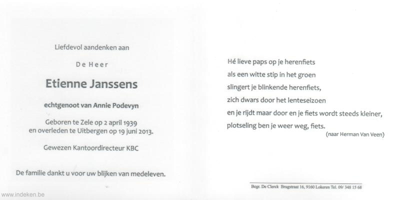 Etienne Janssens
