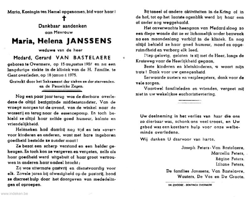 Maria Helena Janssens