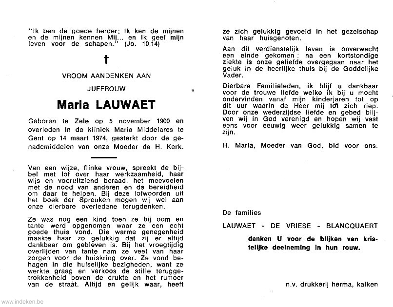 Maria Lauwaet
