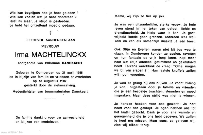 Irma Machtelinckx