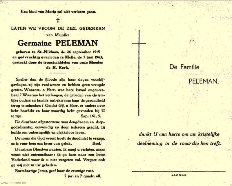 Germaine Peleman