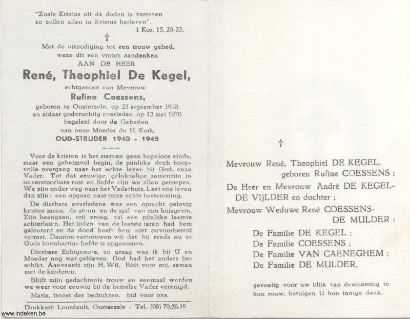 René Theophiel De Kegel