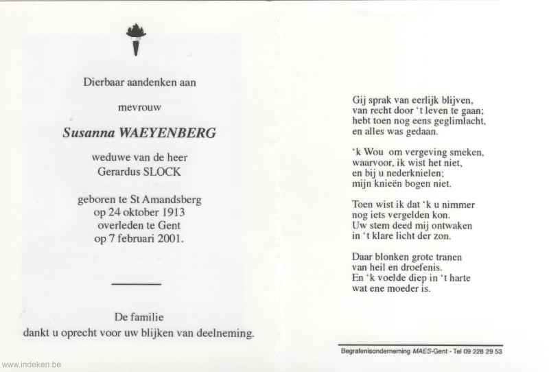 Susanna Waeyenberg